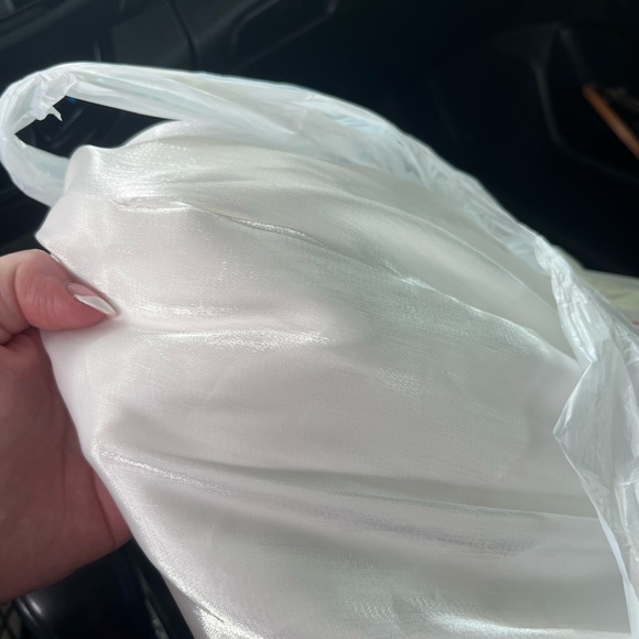 ARULA White Ruffle Sleeve Mini Dress - Picture 3 of 6